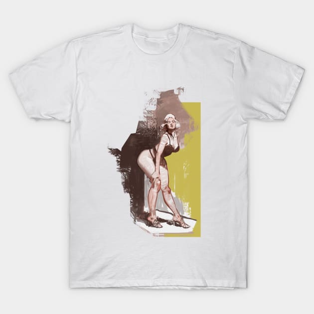Pinup girl T-Shirt by Vlad Gheneli